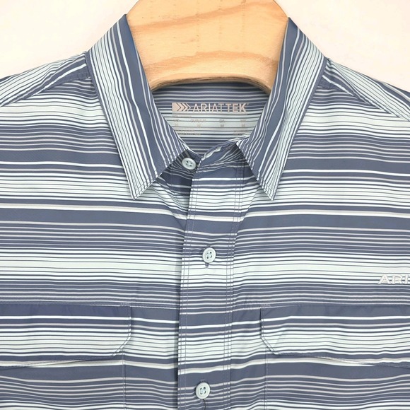 Ariat Other - Ariat Tek Mens VentTEK Outbound Button Up Short Sleeve Shirt Medium Wicking New